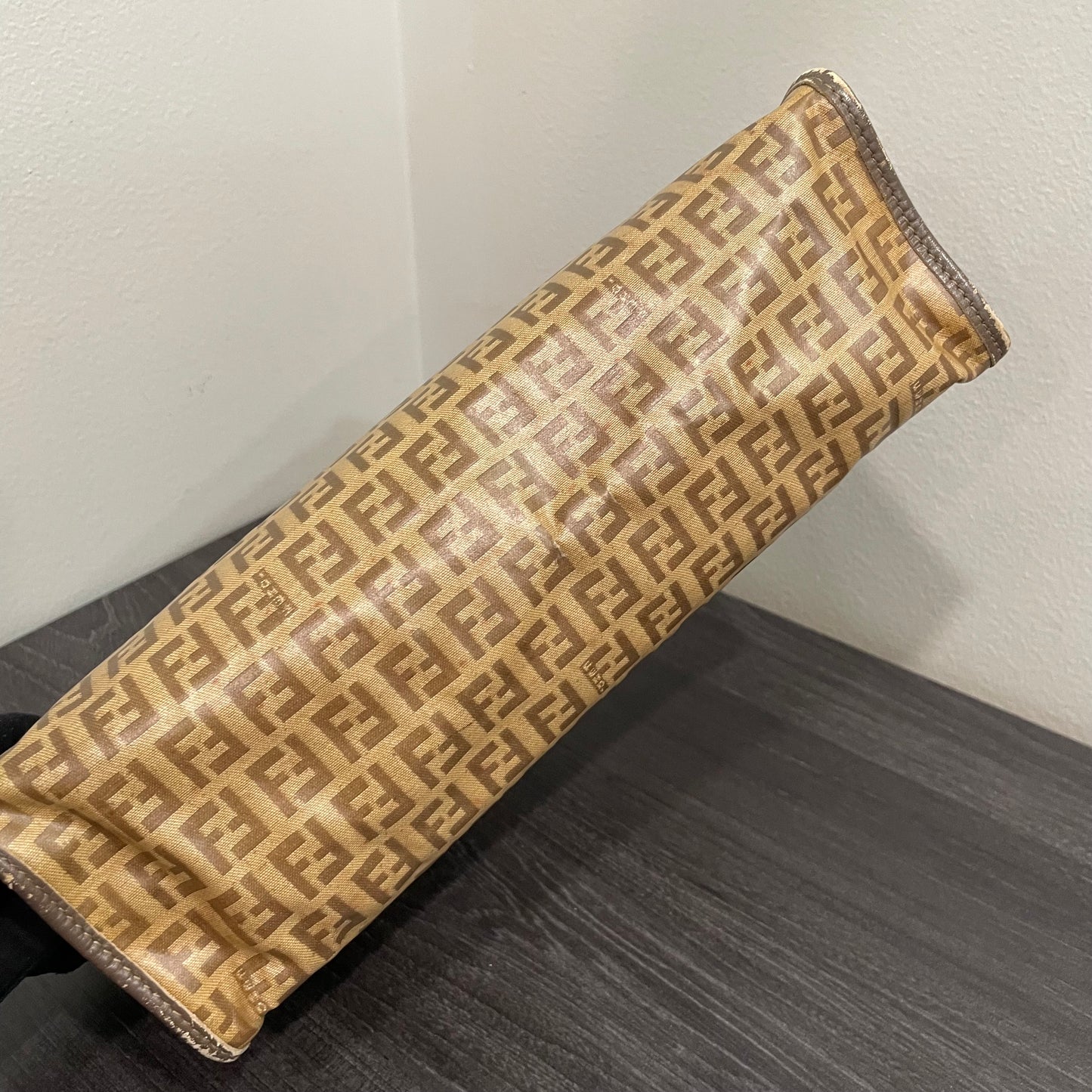 #611 FENDI Vintage Zucchino Clutch Pouch