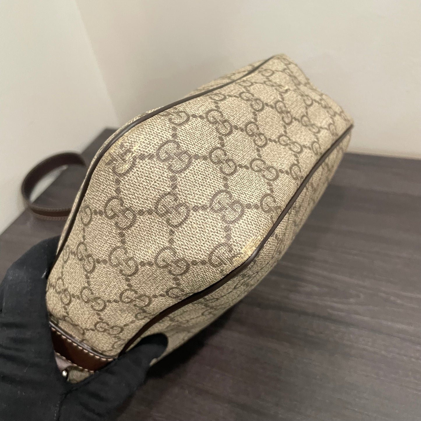 #703 GUCCI GG Canvas Crossbody