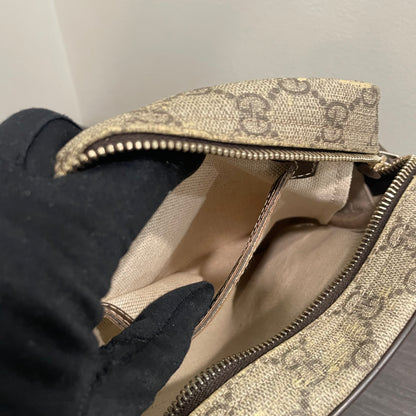 #703 GUCCI GG Canvas Crossbody