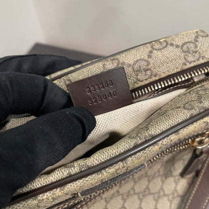 #703 GUCCI GG Canvas Crossbody