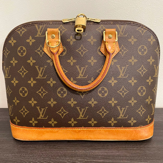 July-9 BAG DROP (Subscriber Price $390) Louis Vuitton Monogram Alma with Lock & Key