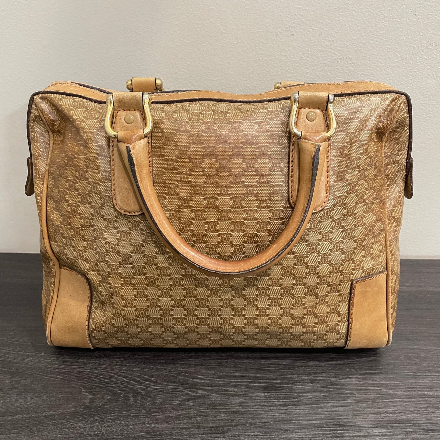 #714 CELINE Macadam Boston Bag