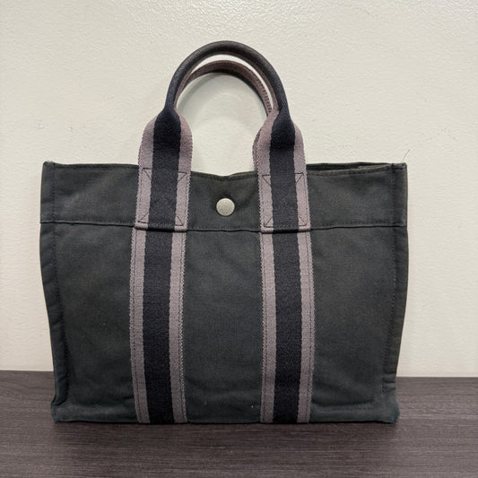 #1024 Hermès Toile Fourre-Tout PM Tote