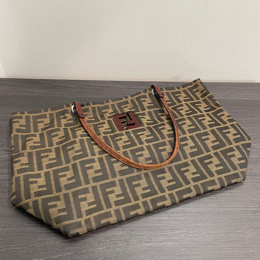 CLEARANCE #717 FENDI Zucca Canvas Tote