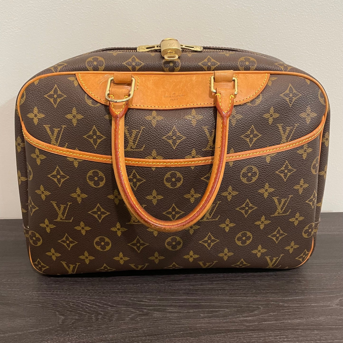 SOLD! Louis Vuitton Monogram Deauville with Lock & Key