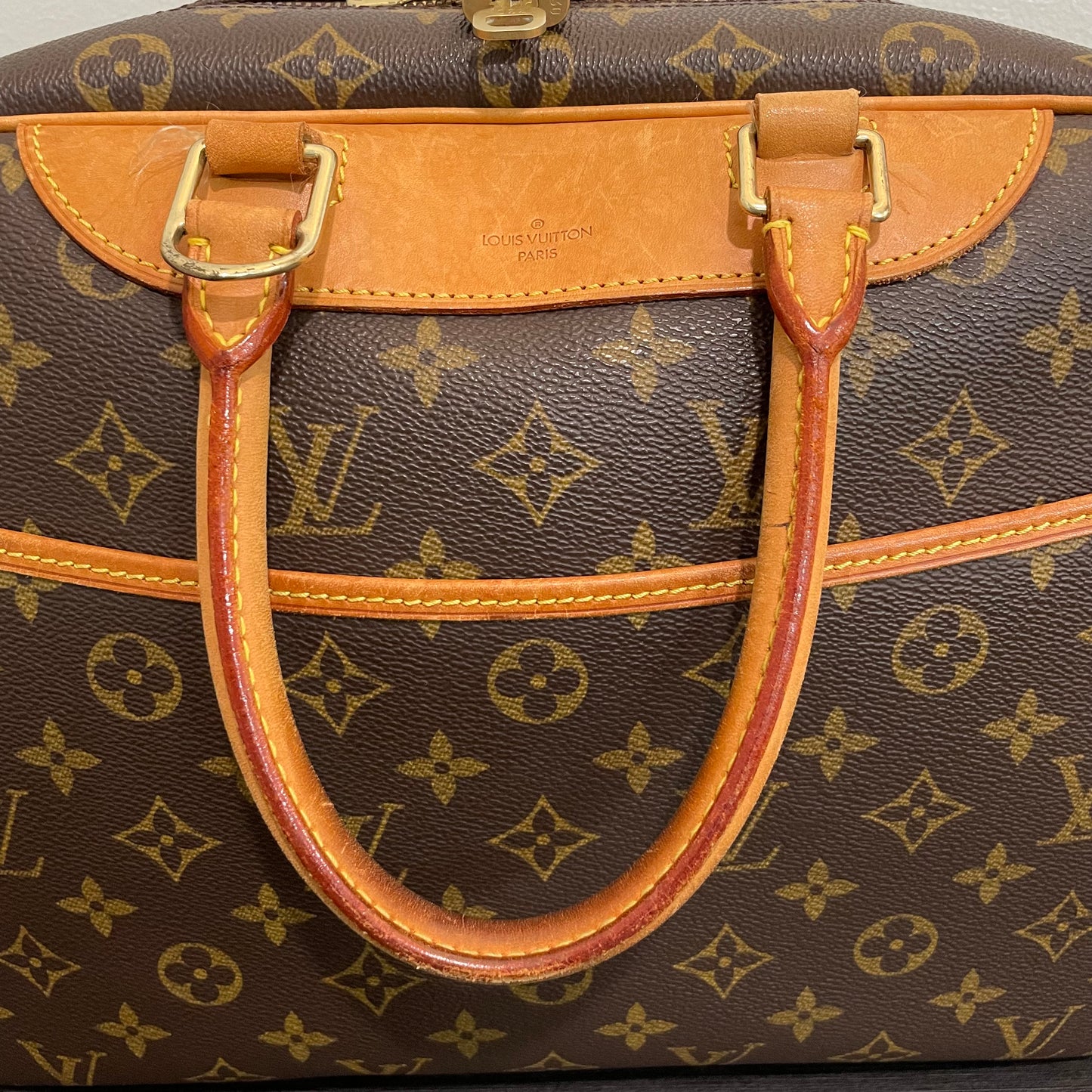 SOLD! Louis Vuitton Monogram Deauville with Lock & Key