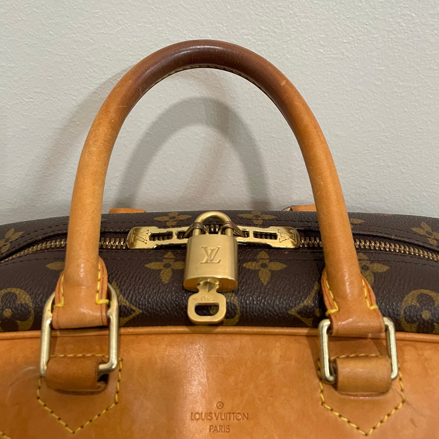 SOLD! Louis Vuitton Monogram Deauville with Lock & Key