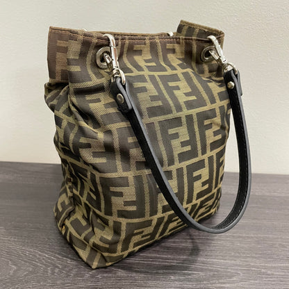 #718 FENDI Zucca Canvas Tote