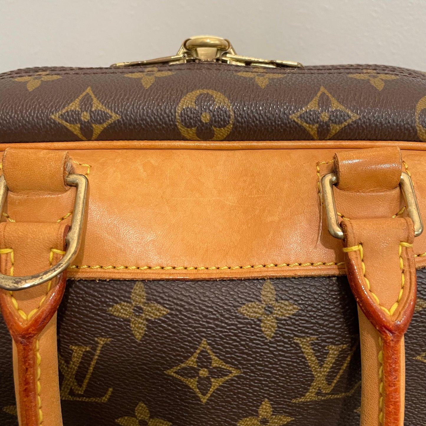 SOLD! Louis Vuitton Monogram Deauville with Lock & Key