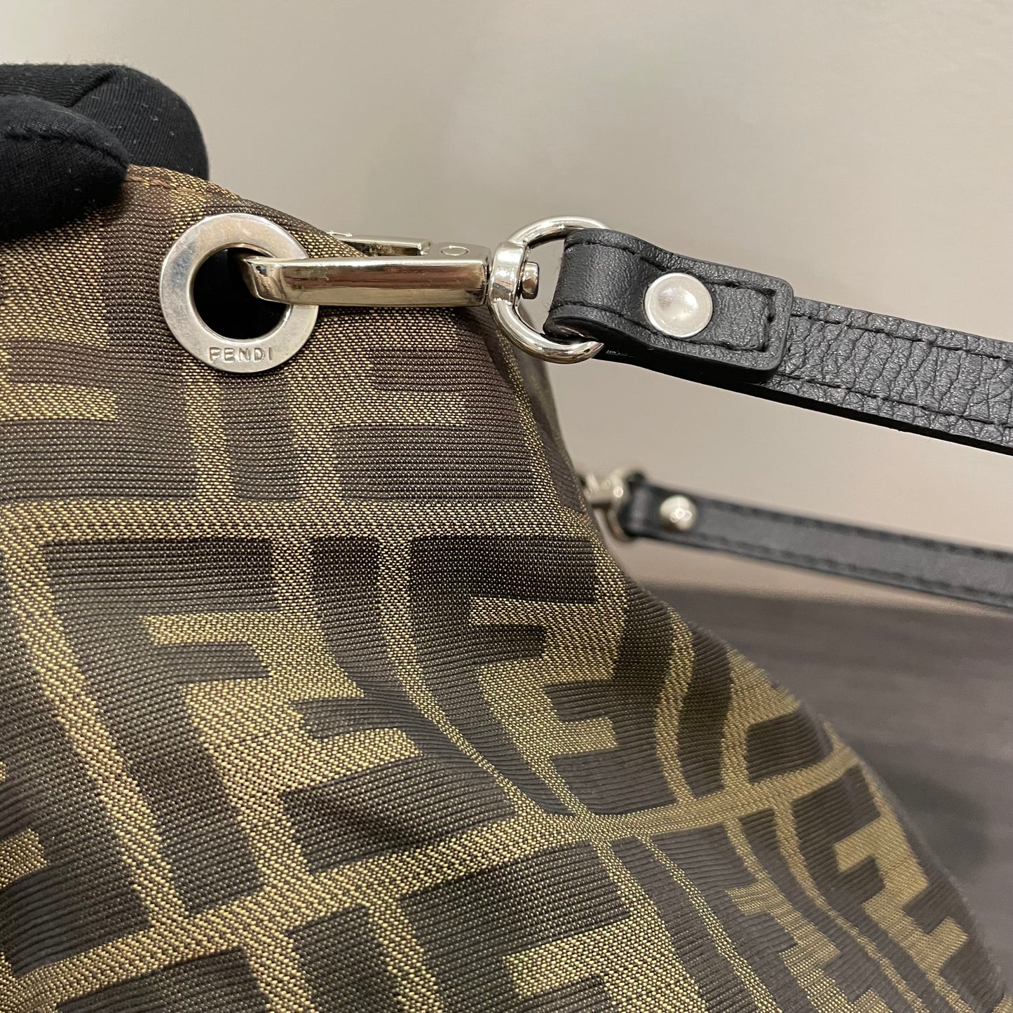 #718 FENDI Zucca Canvas Tote