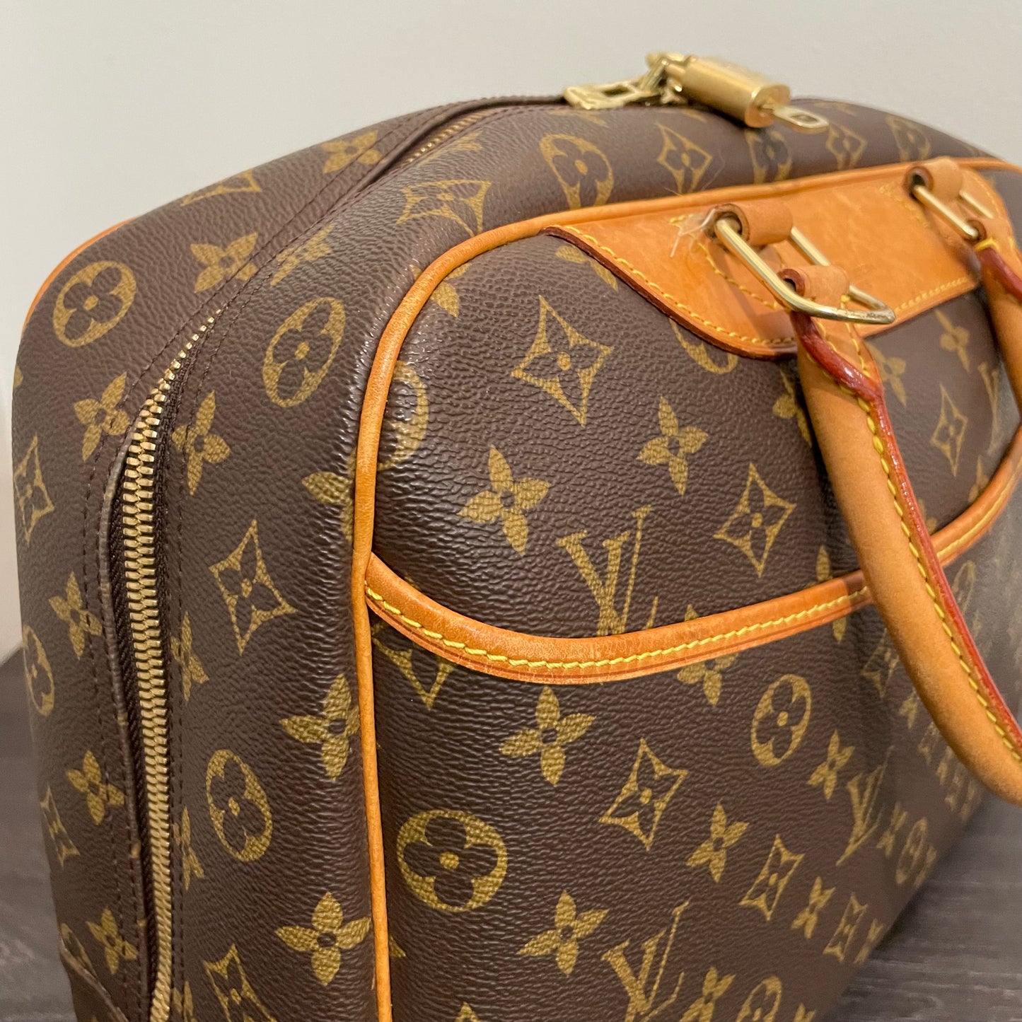 SOLD! Louis Vuitton Monogram Deauville with Lock & Key