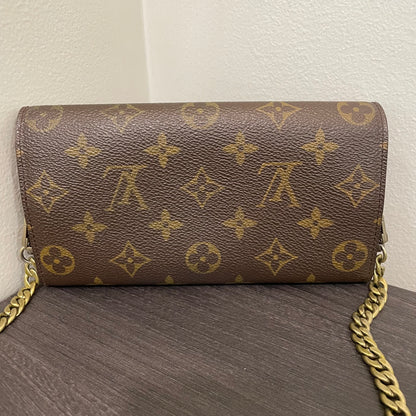 SOLD! Louis Vuitton Monogram Wallet on Chain