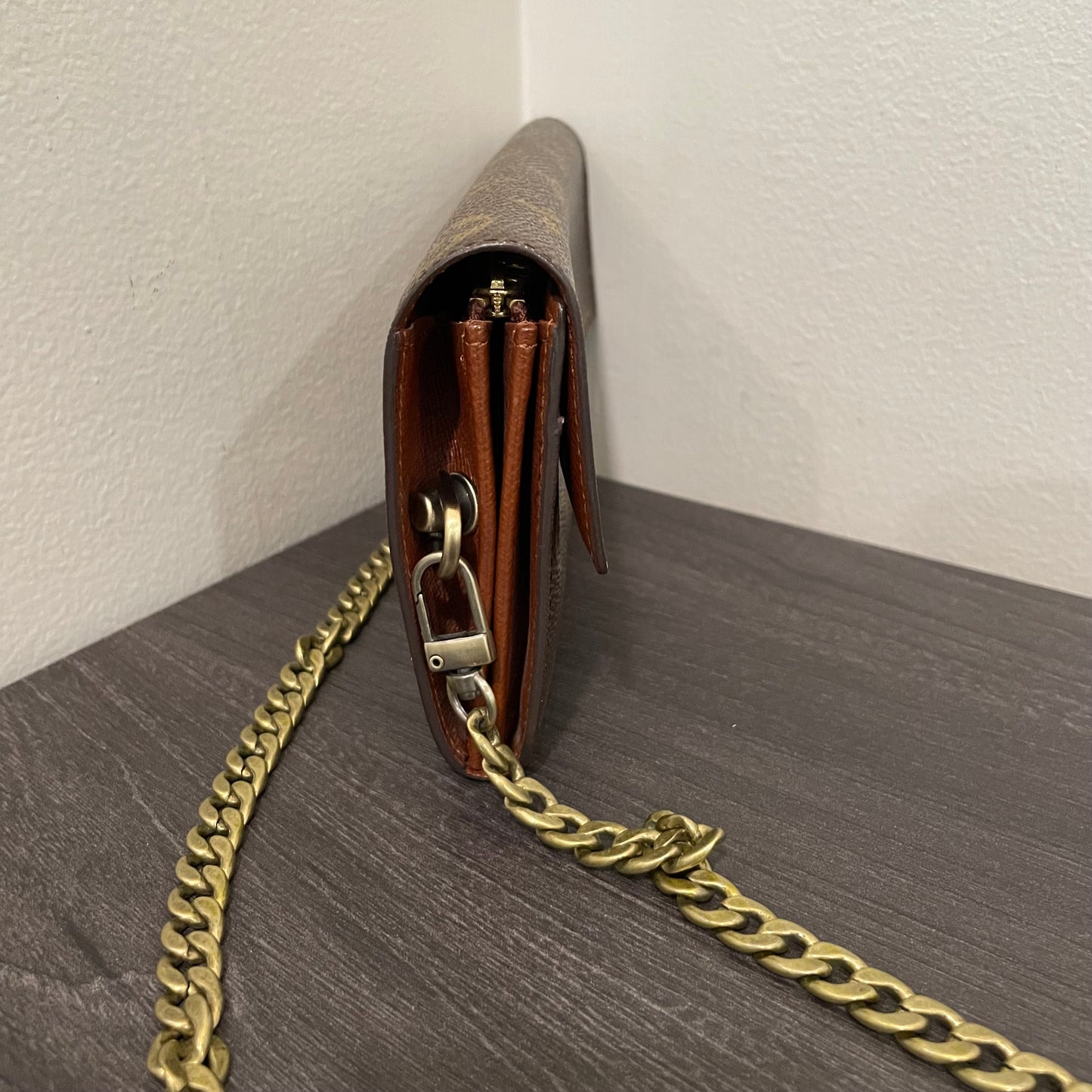 SOLD! Louis Vuitton Monogram Wallet on Chain