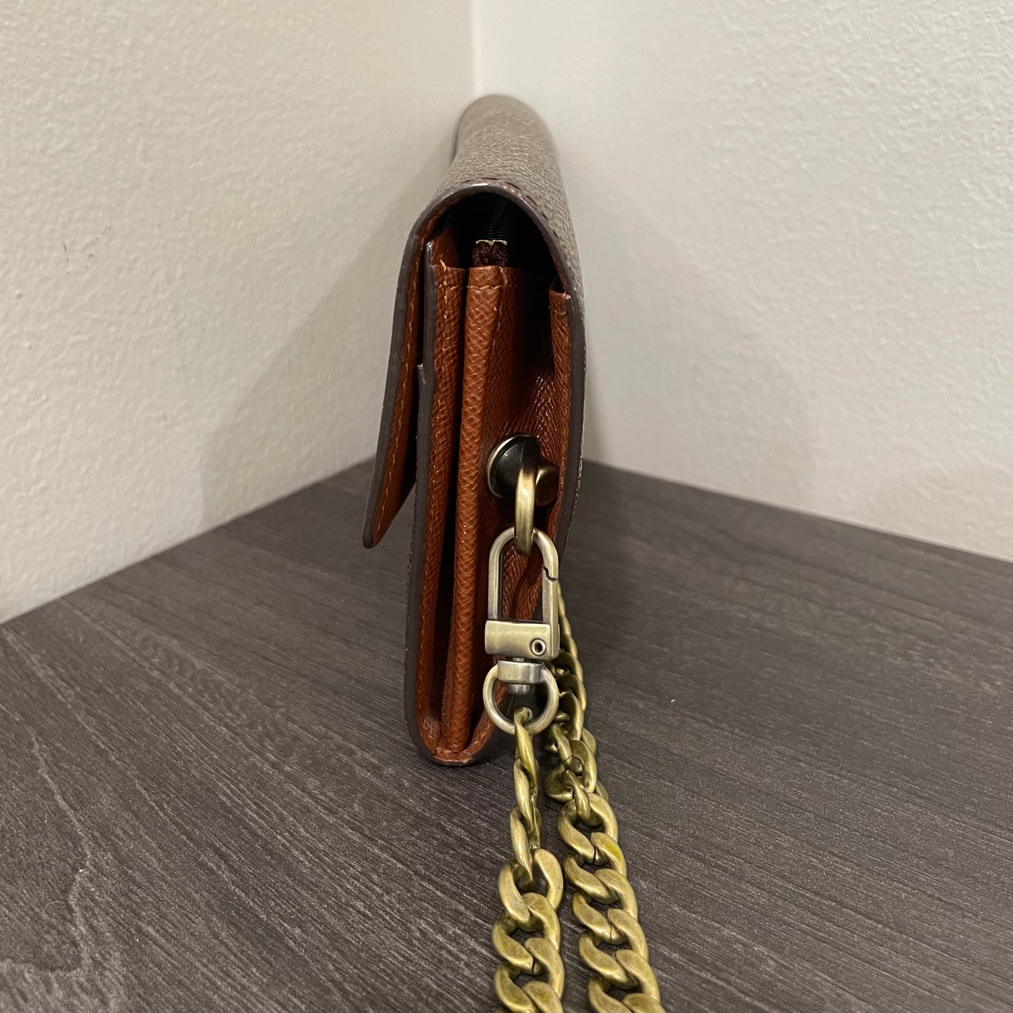 SOLD! Louis Vuitton Monogram Wallet on Chain