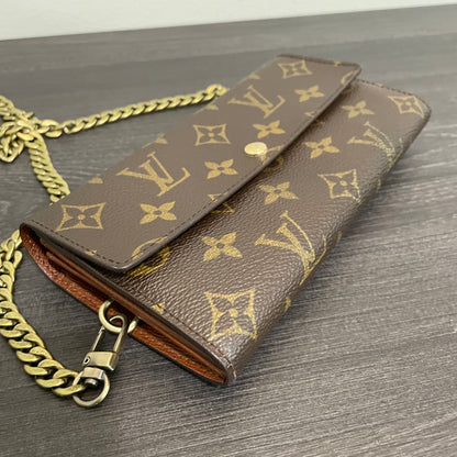 SOLD! Louis Vuitton Monogram Wallet on Chain