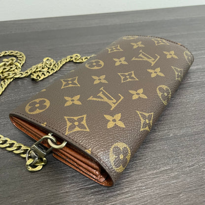 SOLD! Louis Vuitton Monogram Wallet on Chain