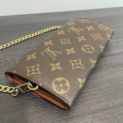 SOLD! Louis Vuitton Monogram Wallet on Chain