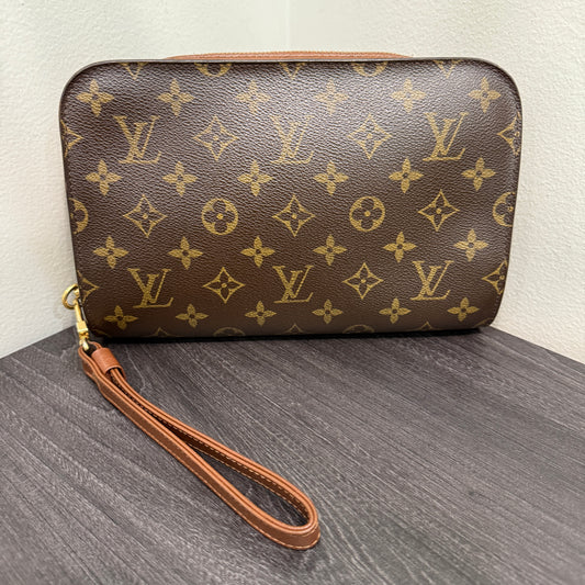 #1048 LOUIS VUITTON Monogram Orsay Clutch (TOP PICK!)
