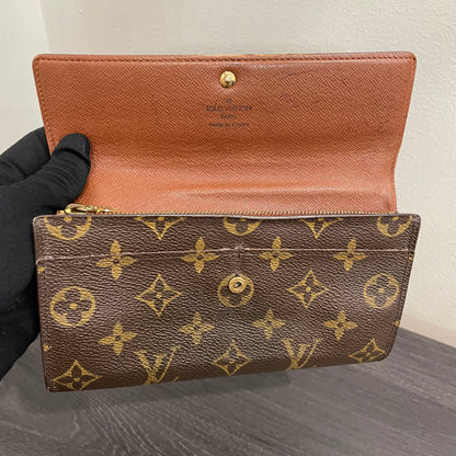 #118 LOUIS VUITTON Monogram Long Bifold Wallet with Dust Bag & Box