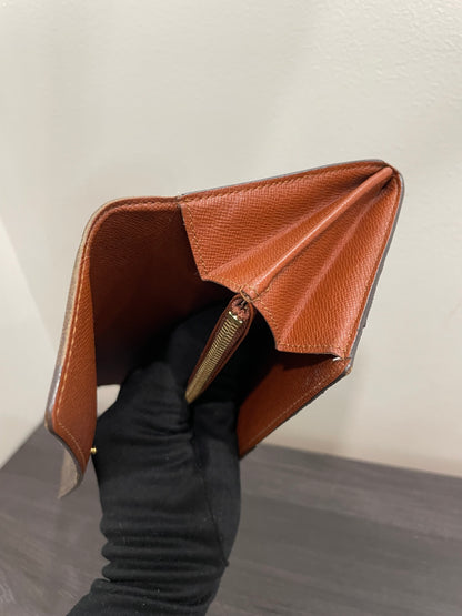 #119 LOUIS VUITTON Monogram Long Bifold Wallet with Dust Bag & Box