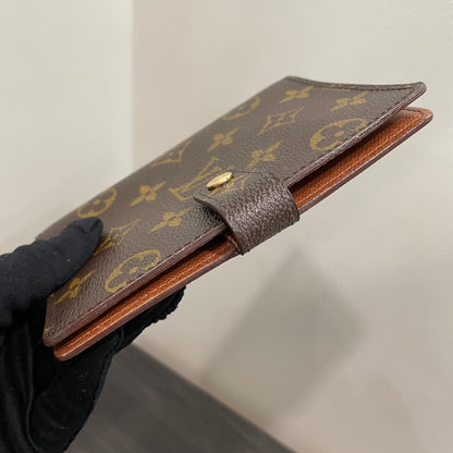 #123 LOUIS VUITTON Monogram Agenda PM & Box