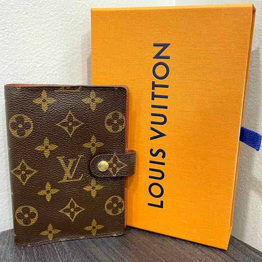 CLEARANCE #124 LOUIS VUITTON Monogram Agenda PM & Box