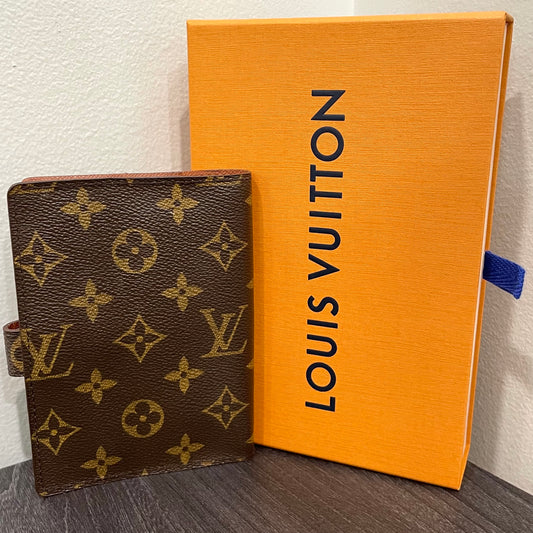 CLEARANCE #124 LOUIS VUITTON Monogram Agenda PM & Box