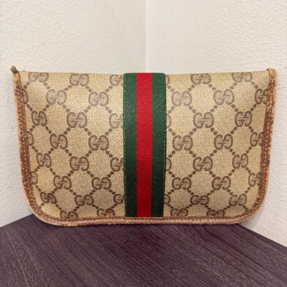 #1059 GUCCI GG Coated Canvas Pouch