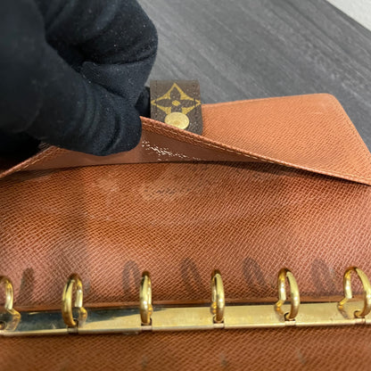 #125 LOUIS VUITTON Monogram Agenda PM & Box