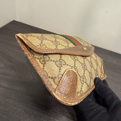 #1059 GUCCI GG Coated Canvas Pouch