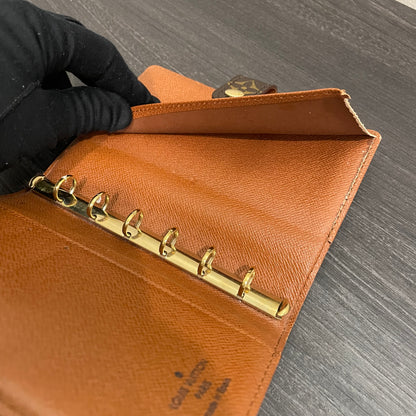 #126 LOUIS VUITTON Monogram Agenda PM & Box