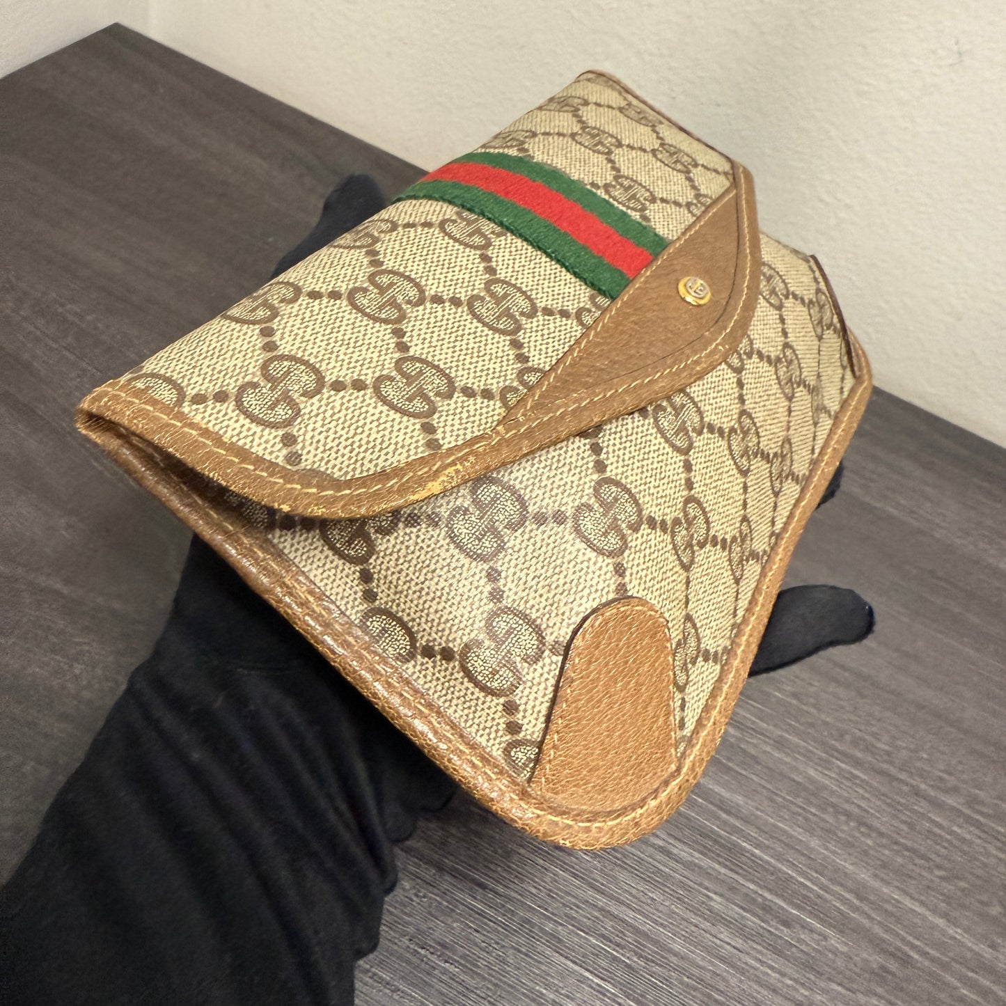 #1060 GUCCI GG Coated Canvas Pouch (TOP PICK!)
