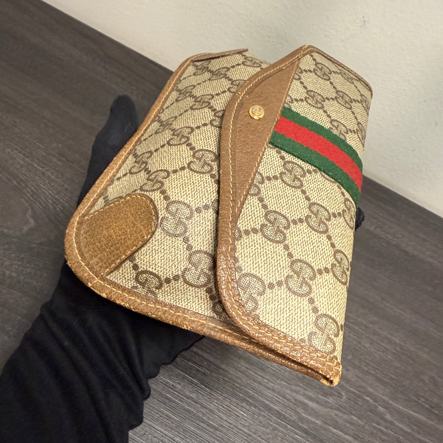#1060 GUCCI GG Coated Canvas Pouch (TOP PICK!)