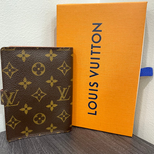 CLEARANCE #127 LOUIS VUITTON Monogram Agenda PM & Box