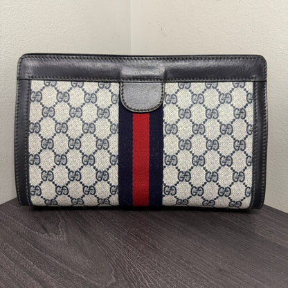 #1063 GUCCI GG Coated Canvas Pouch