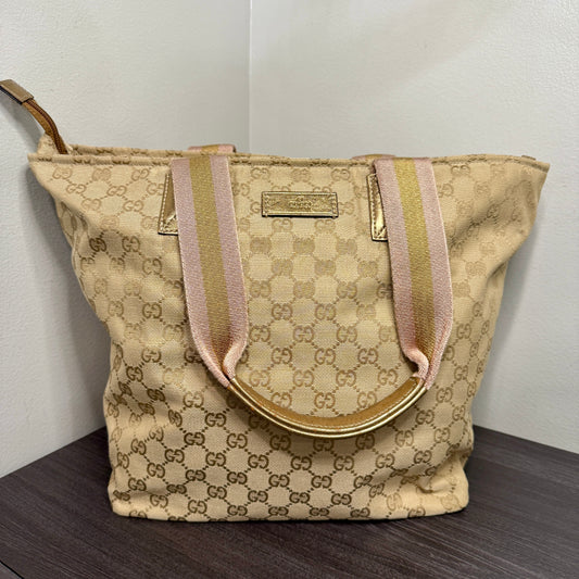 CLEARANCE #1064 GUCCI GG Canvas Tote (TOP PICK!)