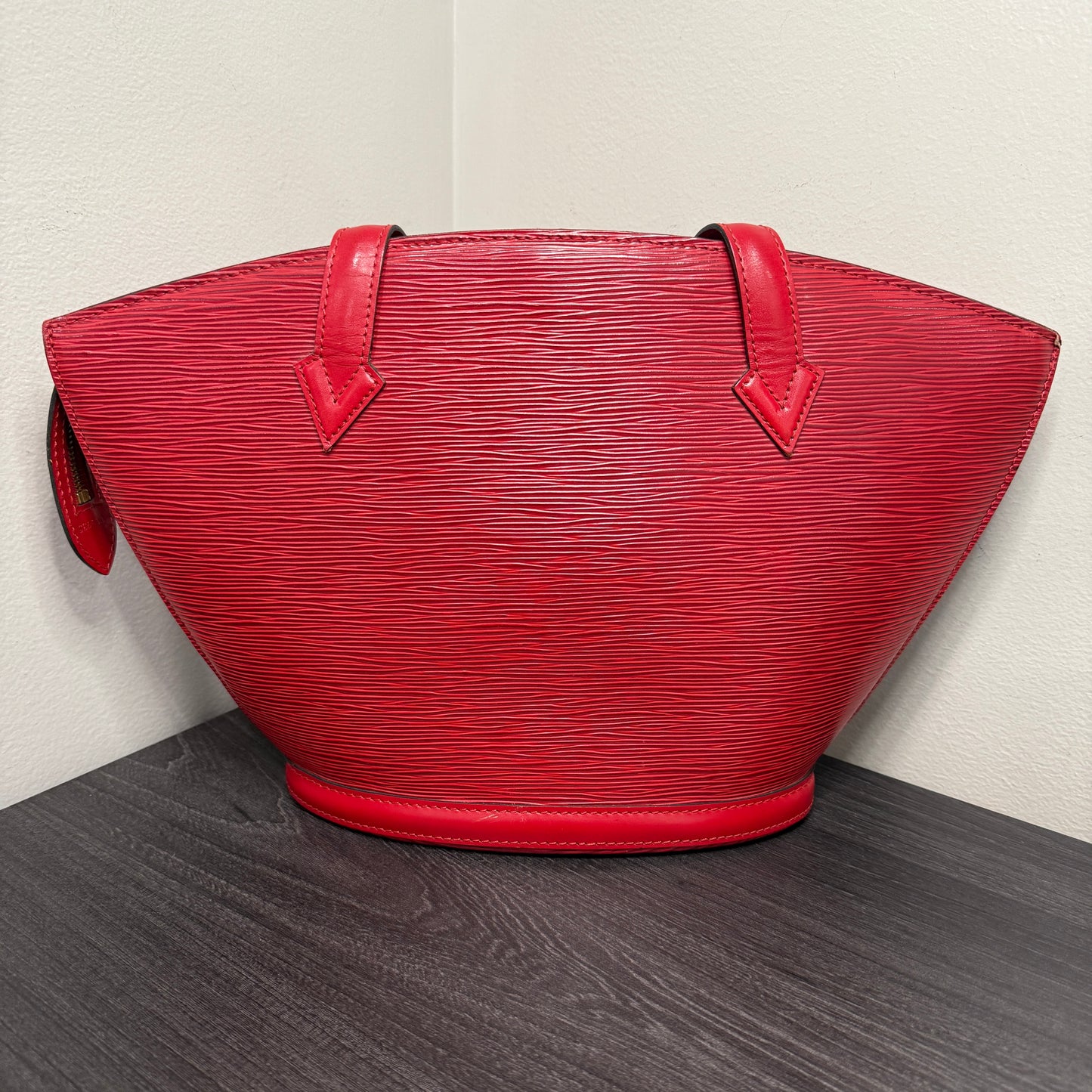 CLEARANCE #1065 LOUIS VUITTON Epi Saint Jacques PM Castillan Red