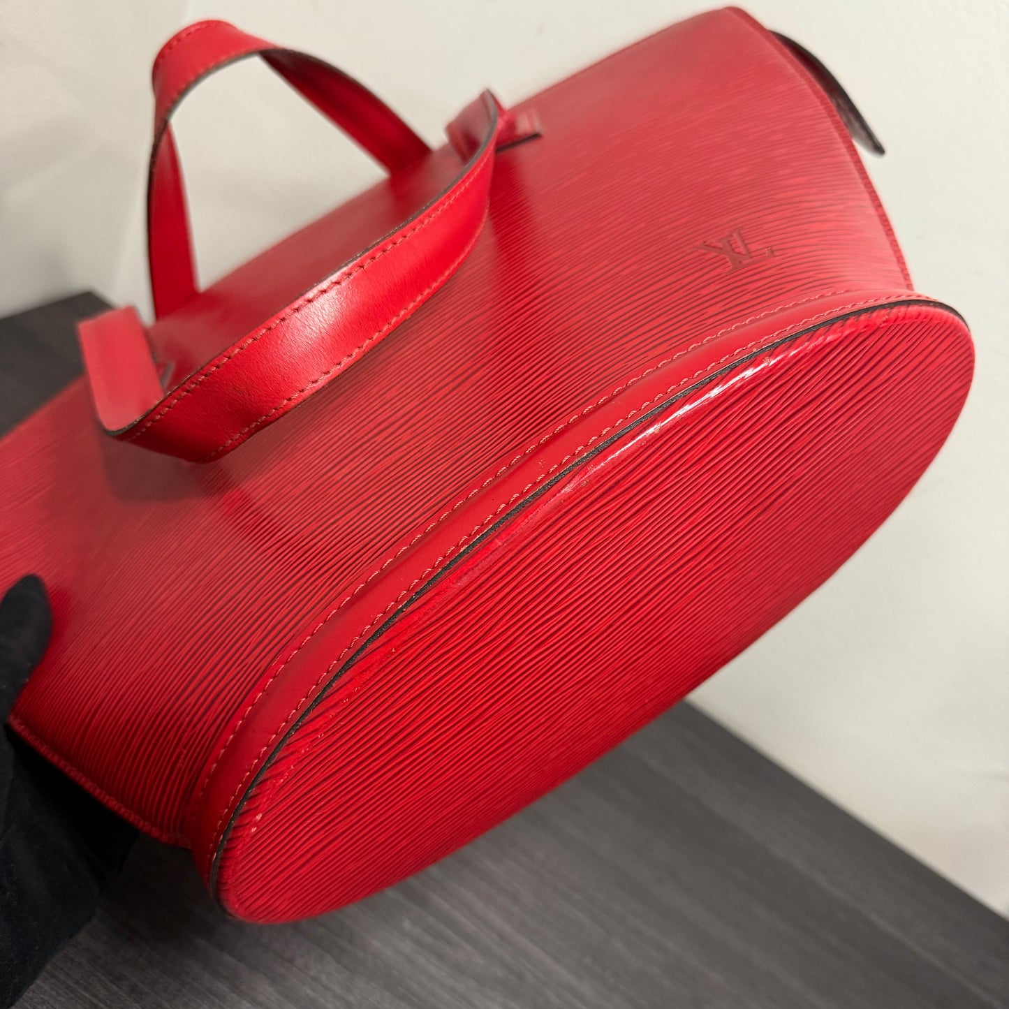 CLEARANCE #1065 LOUIS VUITTON Epi Saint Jacques PM Castillan Red