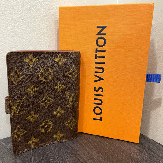 CLEARANCE #132 LOUIS VUITTON Monogram Agenda PM & Box