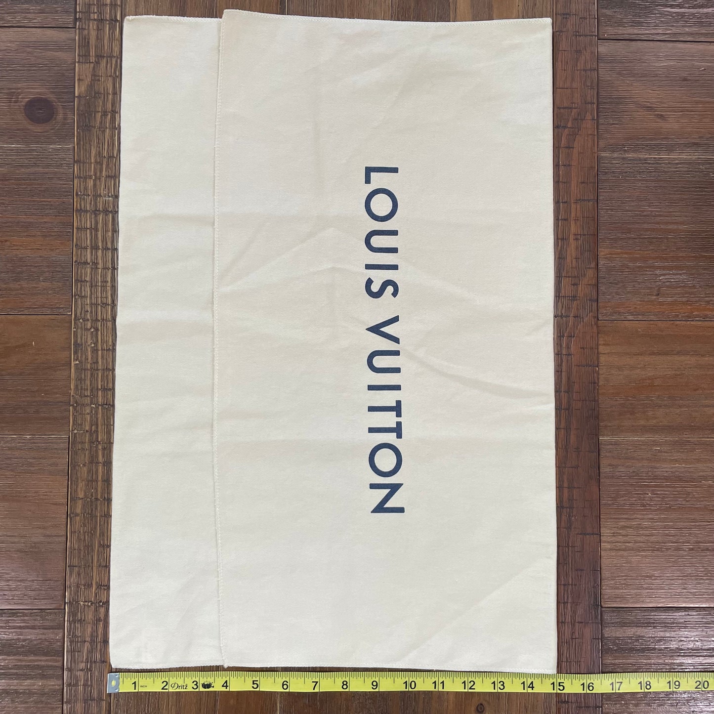 SOLD! Louis Vuitton Envelope Style Dust Bag 15" x 22"