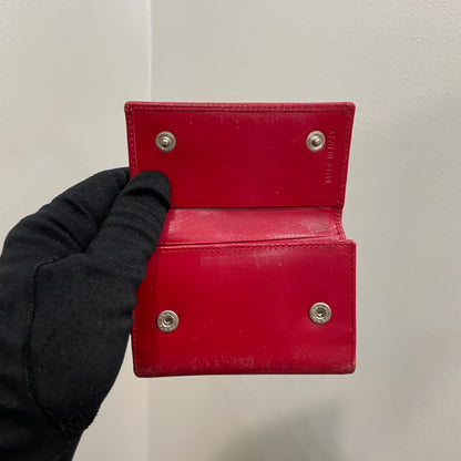 #136 PRADA Red Leather Key Case