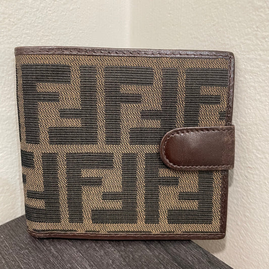 #144 FENDI Men's Canvas Wallet