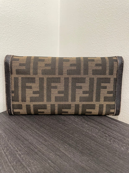 #145 FENDI Canvas Long Wallet