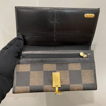 #147 FENDI Canvas Long Wallet