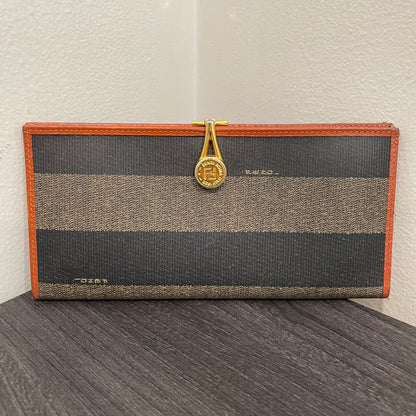 #148 FENDI Canvas Long Wallet