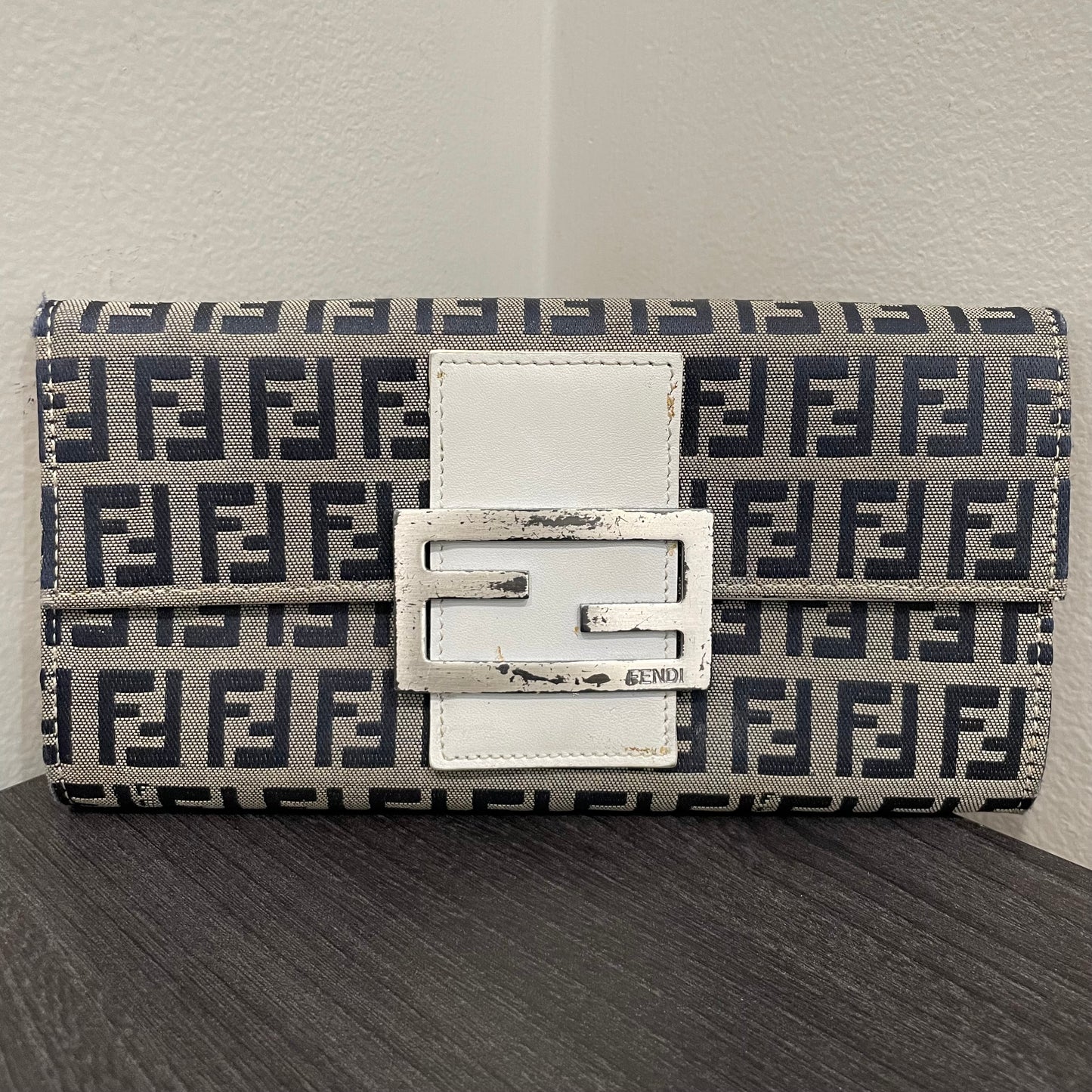 #149 FENDI Canvas Long Wallet