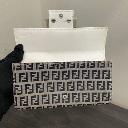 #149 FENDI Canvas Long Wallet