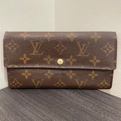 #167 LOUIS VUITTON Monogram Long Bifold Wallet