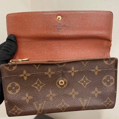 CLEARANCE #168 LOUIS VUITTON Monogram Long Bifold Wallet