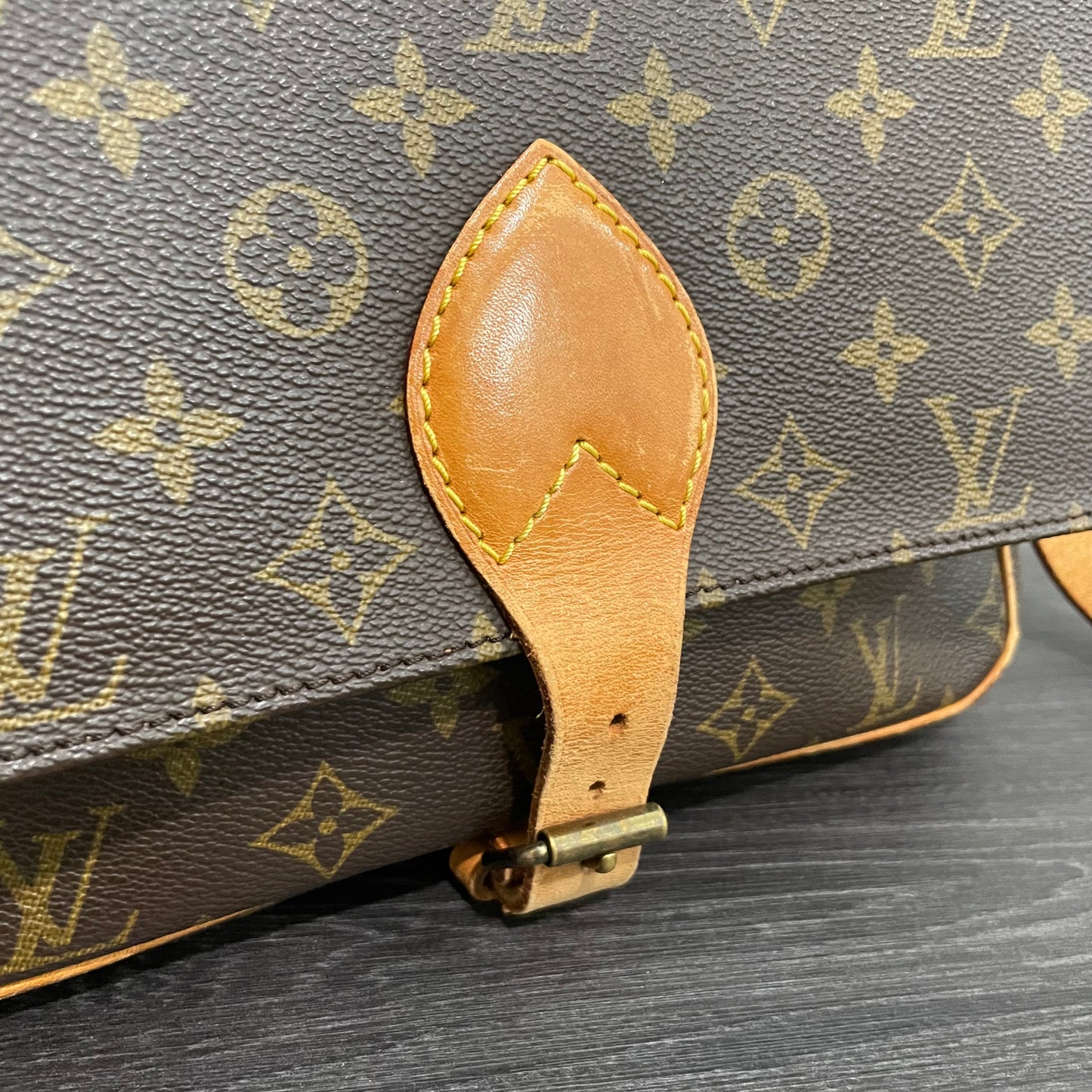 SOLD! Louis Vuitton Monogram Cartouchiere GM